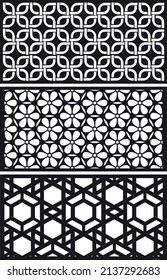 laser cut decoration doors,windows pattern design geometric,abstract floral motifs vector illustration stock 