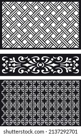laser cut decoration doors,windows pattern design geometric,abstract floral motifs vector illustration stock 