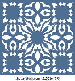 Laser cut decorative panel set with lace pattern, square templates.