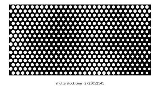 Panel decorativo cortado por láser con patrón de burbuja abstracto. Diseño geométrico