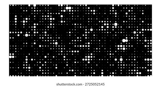 Laser cut decorative panel set with abstract bubble pattern. Geometric design