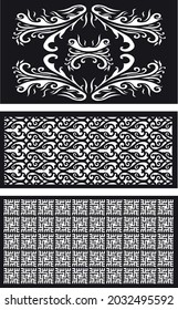 Laserschnitt-Designs, Vektorgrafik 