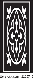 Laser Cut Door dxf File