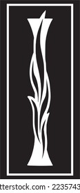 Laser Cut Door dxf File