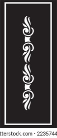 Laser Cut Door dxf File