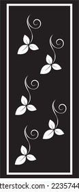 Laser Cut Door dxf File