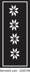 Laser Cut Door dxf File