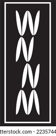 Laser Cut Door dxf File