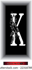 laser cut dxf file letter design