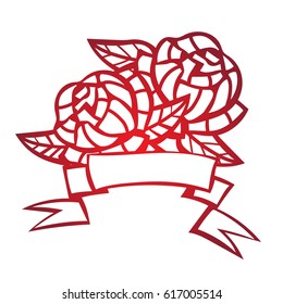 Laser cut flower pattern for decorative panel. Vector template ready for printing, postcards packets, wedding invitation, engraving, paper, wood, metal.Tattoo template.