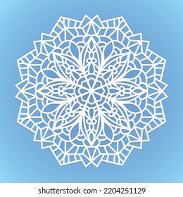 laser cut Mandala pattern. weeding mandala ornament, svg