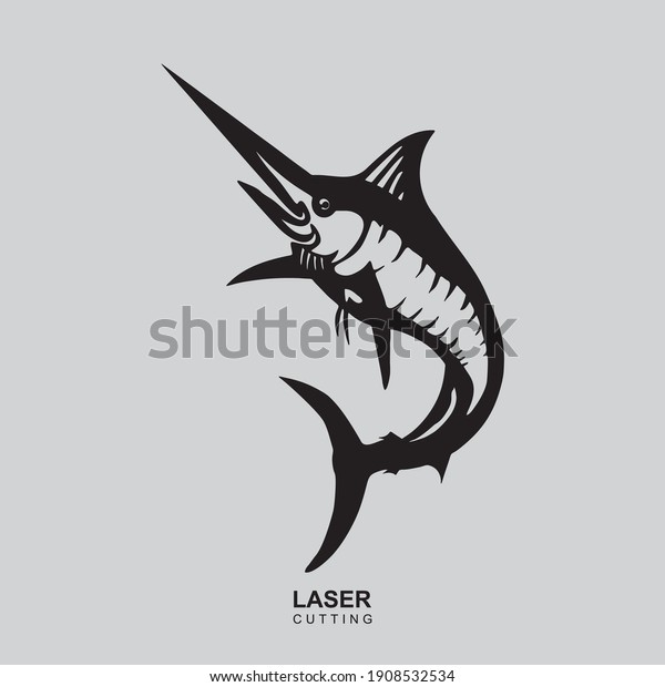 Laser Cut Marlin Wall\
Decor