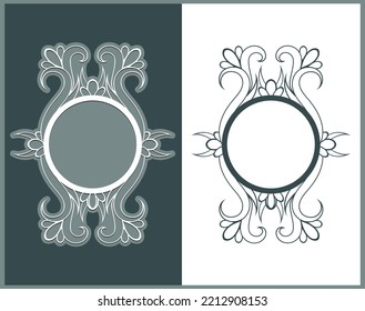 Laser Cut Mirror Frame. Laser Cut Wall Decor,