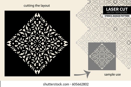 Laser Cut Pattern Stencil