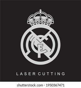 
Laser Cut Real Madrid Logo Vector