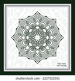 Laser cut round flower panels
