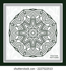 Laser cut round flower panels