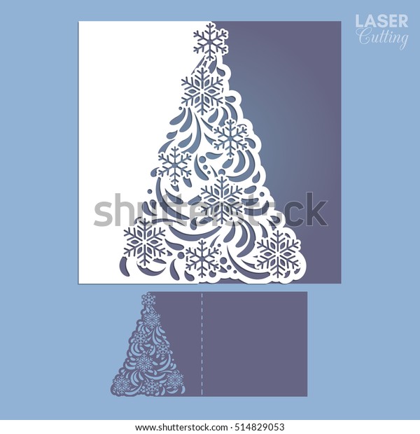 templates for christmas cards lace christmas tree cards