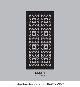 Paneles CNC de plantilla de corte láser