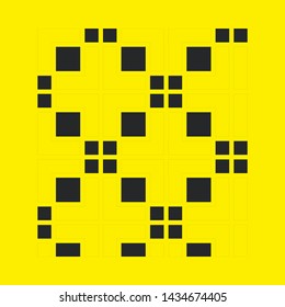 Laser cut vector panel. Elegant modern geometric abstract pattern. A picture suitable for printing, engraving, laser cutting paper, greeting cards, wood, stamp, stencil, gift box, metal, paper, stenci