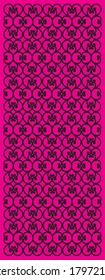 Laser cut vector panel. Elegant modern geometric abstract pattern. A picture suitable for printing, engraving, laser cutting paper, greeting cards, wood, stamp, stencil, gift box, metal, paper, stenci