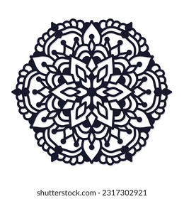 laser cut wall decor mandala design