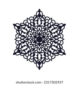 laser cut wall decor mandala design