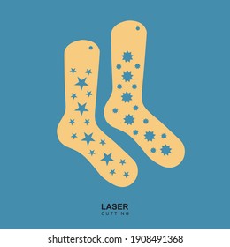 Laser Cut Wooden Sock Blockers
