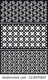 laser cutting design pattern vector illustration design