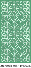 Diseño de corte láser para templo, Mandir Jali, Partición