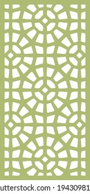 Laser cutting design for temple, Mandir Jali, Partition