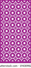 Diseño de corte láser para templo, Mandir Jali, Partición