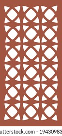 Diseño de corte láser para templo, Mandir Jali, Partición