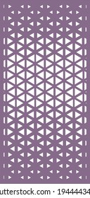 Diseño de corte láser para templo, Mandir Jali, Partición