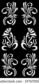 Laser cutting design for temple, Mandir Jali, Partition