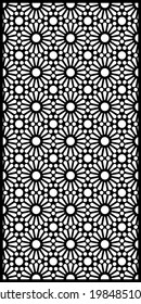 Diseño de corte láser para templo, Mandir Jali, Partición