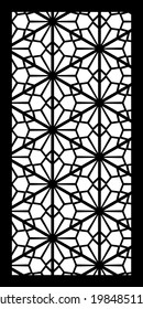 Laser cutting design for temple, Mandir Jali, Partition