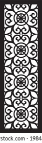 Diseño de corte láser para templo, Mandir Jali, Partición
