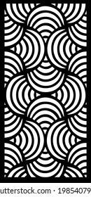 Diseño de corte láser para templo, Mandir Jali, Partición
