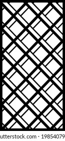 Diseño de corte láser para templo, Mandir Jali, Partición