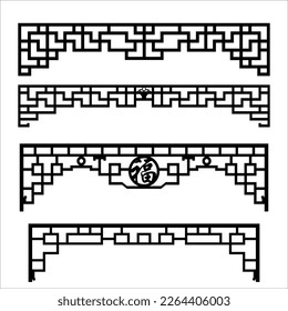 Diseño de corte por láser para templo, Mandir Jali, arco de partición para vectir decoración de templo