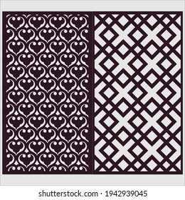 Laser cutting, engraving, stencil, wood, metal, MDF, decorations, laser cut pattern, template, decorative wall panels, CNC Cut Panel, grill geometric, plasma cutting, Art silhouette design, decorativ.