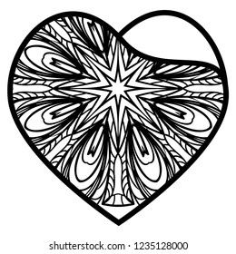 Laser Cutting Heart Template For Interior Design, Layouts Wedding Cards, Invitations. Plotter Cutting Or Printing