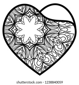 Laser Cutting Heart Template For Interior Design, Layouts Wedding Cards, Invitations. Plotter Cutting Or Printing