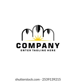 Diseño de logotipo de corte por láser, Vector de corte por láser, corte por láser vintage