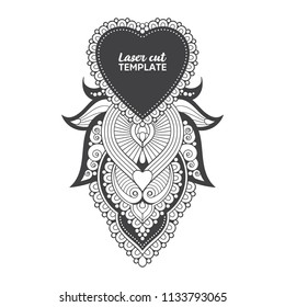 Laser cutting mandala