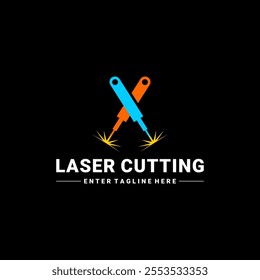 laser cutting, professional logo design laser cutting, illustration, background, tech, laser,cnc