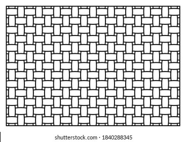 Laser Cutting Template. Decorative Grille. Oriental geometric pattern.