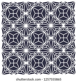 Laser cutting template. Stencil design. Decorative card for cutting. Square pattern. Silhouette. Ratio 1:1. Filigree decorative pattern. Vector illustration. 