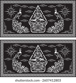 LASER CUTTING VECTOR ART ABSTRAK